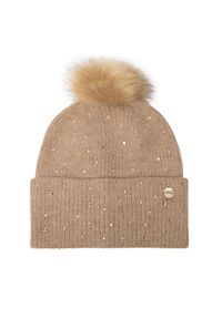 Guess Czapka AW5213 POL01 Beżowy. Kolor: beżowy. Materiał: akryl #1