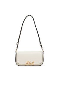 Karl Lagerfeld - KARL LAGERFELD Torebka A1W30039 Kremowy. Kolor: kremowy. Materiał: skórzane #6