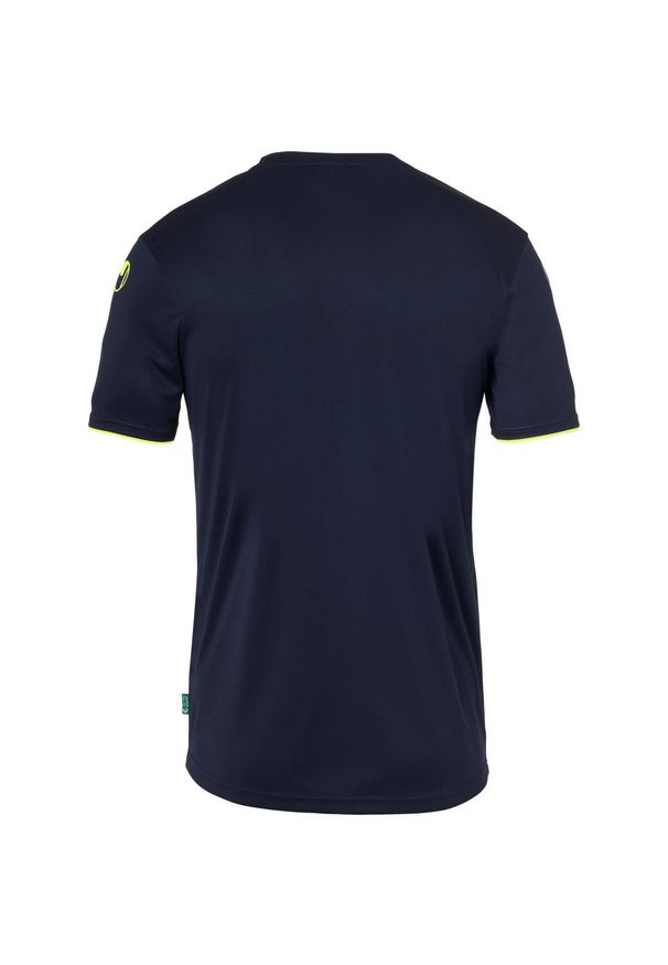 UHLSPORT - Koszulka polo dla dzieci Uhlsport Score 26 Poly. Typ kołnierza: polo. Kolor: wielokolorowy, czarny, zielony. Materiał: poliester. Sport: piłka nożna