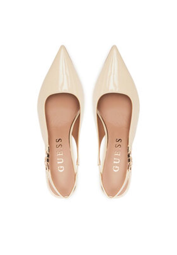 Guess Szpilki FLTNS5 PAF05 Beżowy. Kolor: beżowy. Materiał: skóra. Obcas: na szpilce