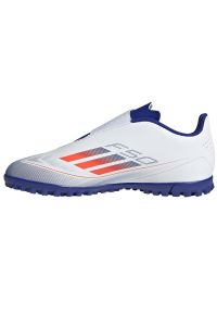 Adidas - Buty adidas F50 Club Vel Tf IF1386 białe. Zapięcie: rzepy. Kolor: biały. Materiał: materiał. Szerokość cholewki: normalna #2