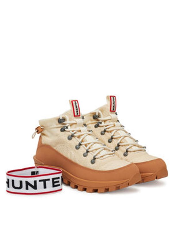 Hunter Trapery Womens Travel Explorer Boot WFS2336REN Biały. Kolor: biały. Materiał: materiał