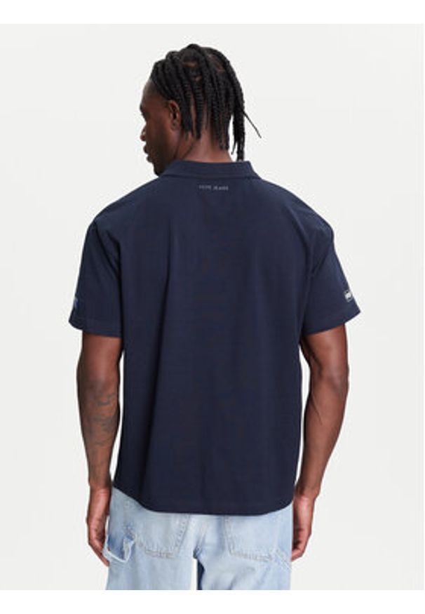 Pepe Jeans Polo Red Bull Racing Moto Panel RM540017 Granatowy Regular Fit. Typ kołnierza: polo. Kolor: niebieski. Materiał: bawełna