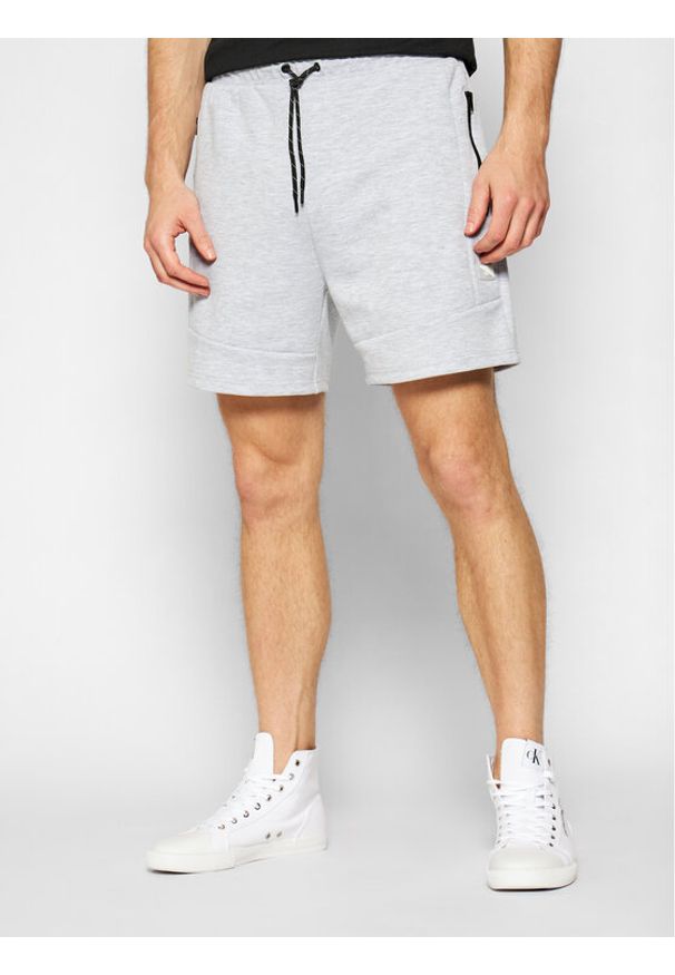 Jack & Jones - Jack&Jones Szorty sportowe Air 12186750 Szary Regular Fit. Kolor: szary. Materiał: syntetyk. Styl: sportowy