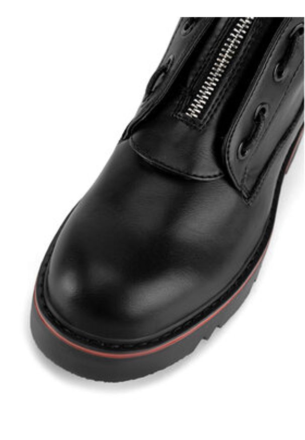 Jenny Fairy Botki WS67101-01 Czarny. Kolor: czarny. Materiał: materiał