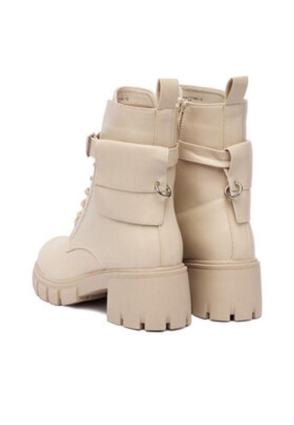 DeeZee Trzewiki 17193-13 Beżowy. Kolor: beżowy. Materiał: materiał, syntetyk, skóra