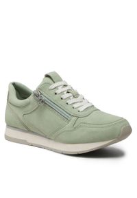 Sneakersy Tamaris 1-23613-20 Mint Uni 702. Kolor: zielony. Materiał: skóra