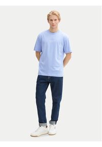 Tom Tailor Denim T-Shirt 1045021 Błękitny Relaxed Fit. Kolor: niebieski. Materiał: bawełna