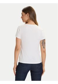 Morgan T-Shirt 252-DMIO Biały Slim Fit. Kolor: biały. Materiał: bawełna