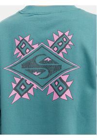 Quiksilver Bluza EQWFT03188 Zielony Oversize. Kolor: zielony. Materiał: bawełna #4