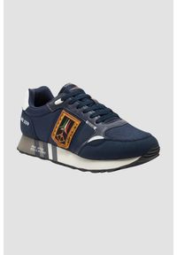 Aeronautica Militare - AERONAUTICA MILITARE Granatowe sneakersy Frecce Tricolori. Kolor: niebieski