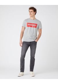 Wrangler - MĘSKIE SPODNIE JEANSOWE WRANGLER SLIM GREAT GREY W10LM781F