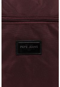 Pepe Jeans Plecak Lambert męski kolor brązowy duży gładki. Kolor: czerwony. Wzór: gładki #2