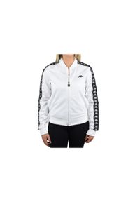 Kappa Imilia Training Jacket, damska bluza, biała. Kolor: biały. Materiał: poliester. Sport: bieganie, fitness