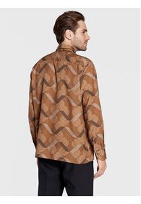 Baldessarini Koszula B3 56011/000/3070 Brązowy Regular Fit. Kolor: brązowy. Materiał: lyocell #5