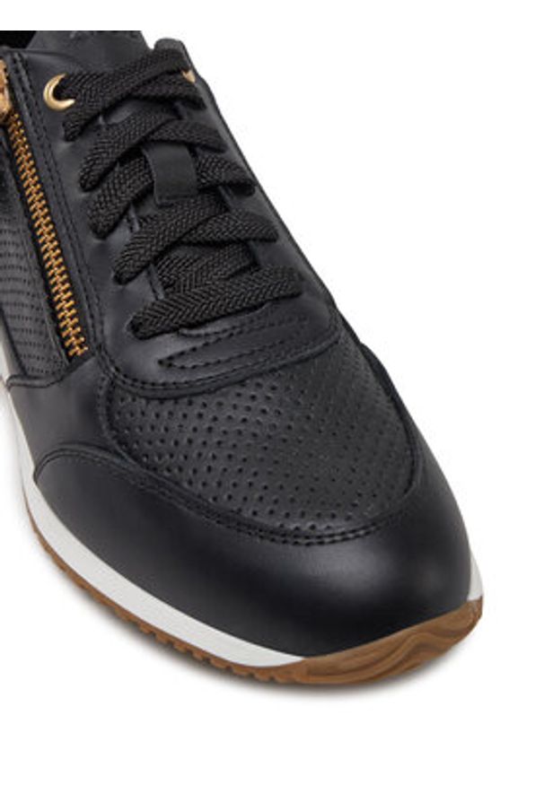 Geox Sneakersy D Calithe D36N0A 05485 C9999 Czarny. Kolor: czarny. Materiał: skóra