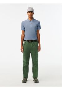 Lacoste Polo PH4012 Niebieski Slim Fit. Typ kołnierza: polo. Kolor: niebieski. Materiał: bawełna #1