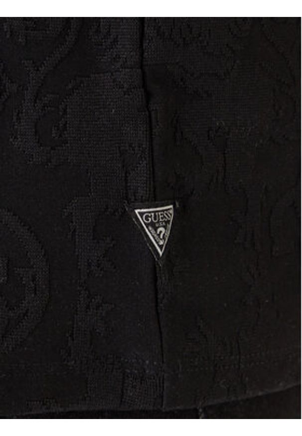 Guess Polo M6RP25 KCFE2 Czarny Regular Fit. Typ kołnierza: polo. Kolor: czarny. Materiał: syntetyk