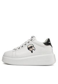 Karl Lagerfeld - KARL LAGERFELD Sneakersy KL63530N Biały. Kolor: biały. Materiał: skóra