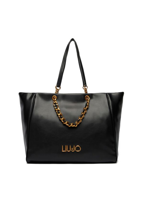 Liu Jo Torebka AA6116 E0958 Czarny. Kolor: czarny. Materiał: skórzane