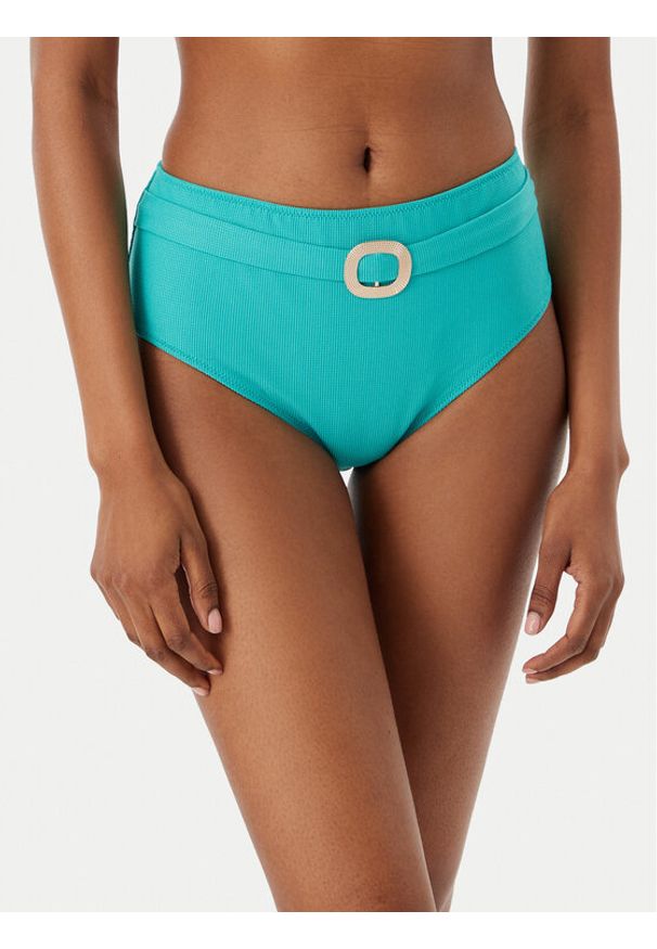 SELMARK - Selmark Dół od bikini BN303 Zielony. Kolor: zielony. Materiał: syntetyk