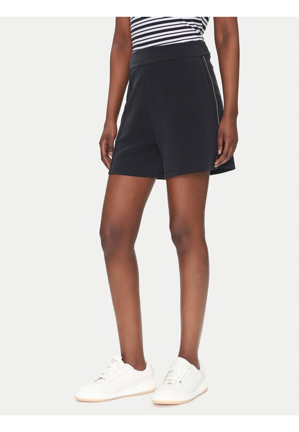EA7 Emporio Armani Szorty materiałowe 7W000176 AF12643 UC001 Czarny Regular Fit. Kolor: czarny. Materiał: materiał