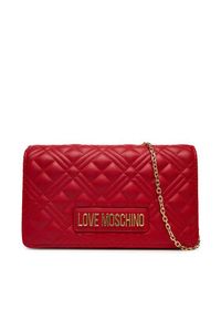 Love Moschino - LOVE MOSCHINO Torebka JC4079PP0NLA0500 Czerwony. Kolor: czerwony. Materiał: skórzane #7
