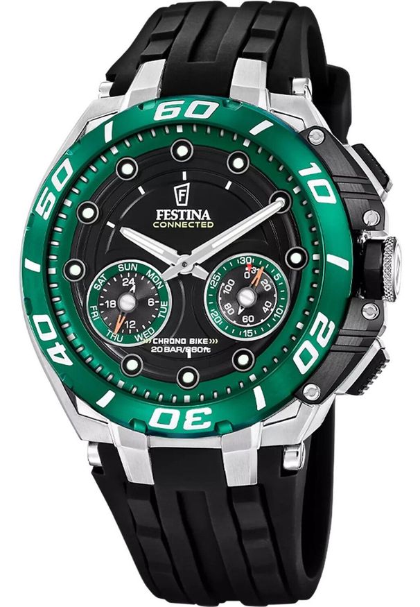 Zegarek Festina Zegarek męski Festina F20763-2 czarny. Kolor: czarny
