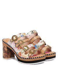 Laura Vita Klapki Naomio 10 Beżowy. Kolor: beżowy. Materiał: skóra #2