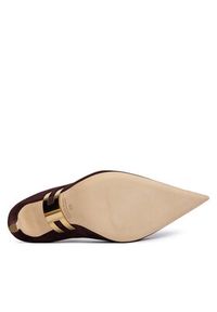 Elisabetta Franchi Szpilki SA-16L-62E2-V590 Brązowy ciemny. Kolor: brązowy. Materiał: skóra, zamsz. Obcas: na szpilce #5