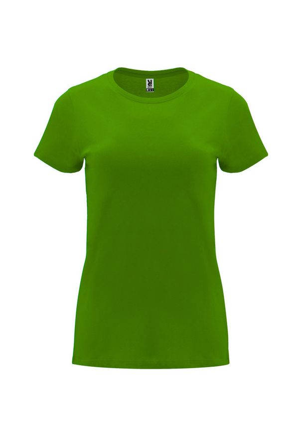 ROLY - Damska Koszulka Z Krótkim Rękawem Capri. Kolor: zielony. Długość rękawa: krótki rękaw. Długość: krótkie. Sport: turystyka piesza