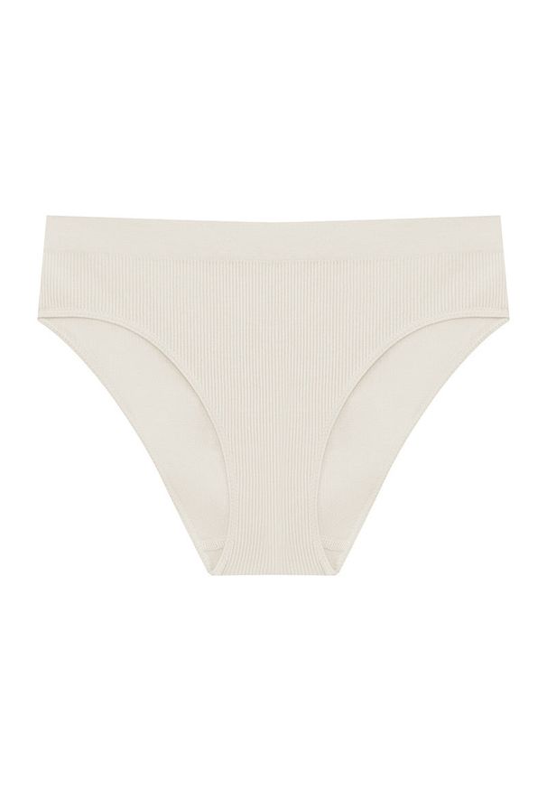 Intica - Tongi damskie bezszwowe z elastycznego materiału Virginija. Kolor: biały. Materiał: materiał