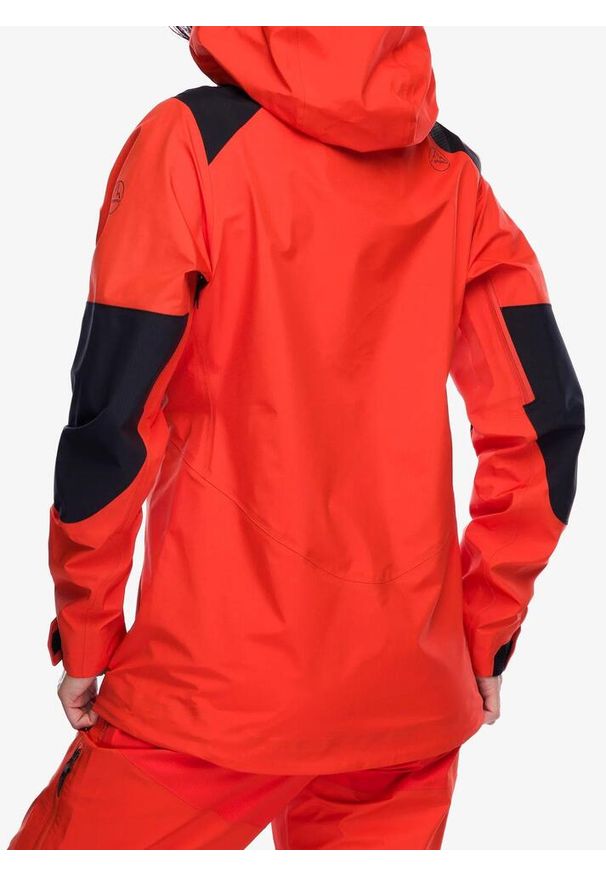 LA SPORTIVA - Kurtka z membraną damska La Sportiva Roseg GTX Jacket. Kolor: pomarańczowy
