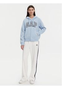 GAP - Gap Bluza 678782-05 Błękitny Regular Fit. Kolor: niebieski. Materiał: bawełna #4