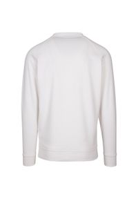 BUILD YOUR BRAND - Bluza Unisex Dla Dorosłych Dekolt W Szpic Raglanowa. Kolor: biały. Długość rękawa: raglanowy rękaw