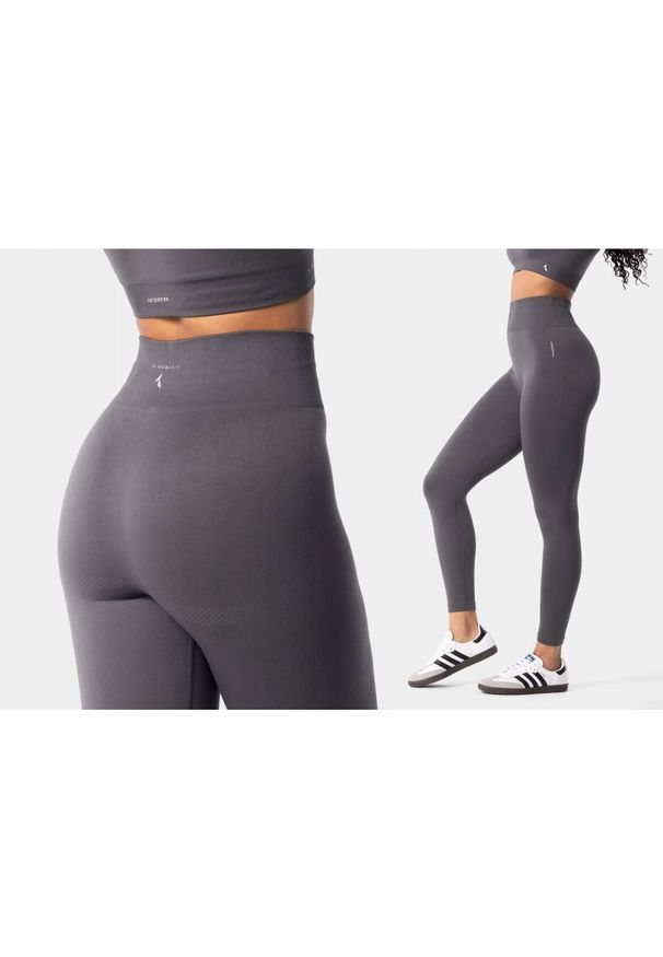 Legginsy treningowe damskie Carpatree Simply Seamless. Kolor: szary. Sport: fitness