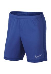 Spodenki piłkarskie męskie Nike Dry Academy. Kolor: niebieski. Sport: piłka nożna