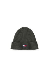 Czapka Tommy Jeans. Kolor: zielony