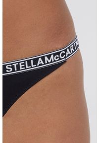 Stella McCartney Lingerie - Stringi. Kolor: czarny. Materiał: bawełna #2