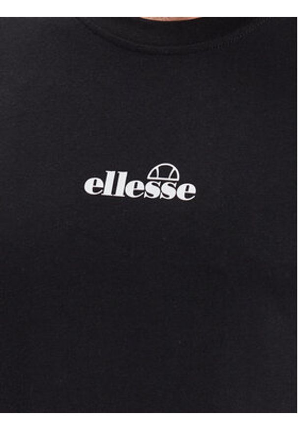 Ellesse T-Shirt Ollio SHP16463 Czarny Regular Fit. Kolor: czarny. Materiał: bawełna