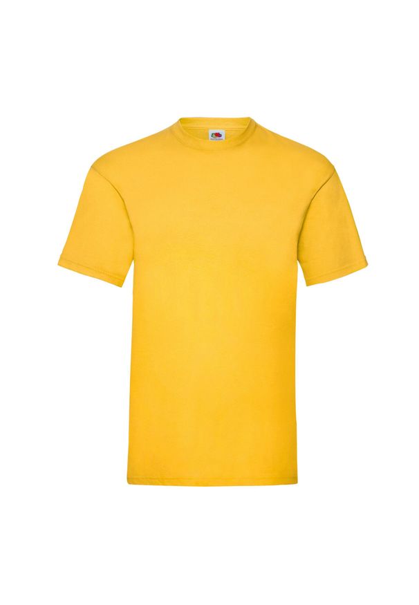 FRUIT OF THE LOOM - Męska Koszulka Valueweight. Kolor: żółty, pomarańczowy, wielokolorowy