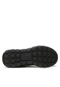 skechers - Skechers Sneakersy Syntac 232398/BBK Czarny. Kolor: czarny. Materiał: skóra #5