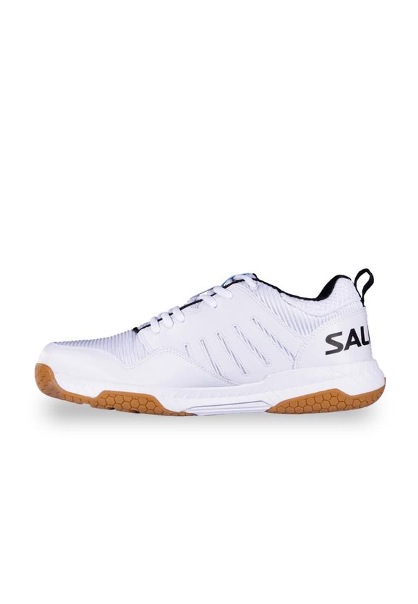 SALMING - Buty do chodzenia męskie Salming Rival 2 Sr. Zapięcie: sznurówki. Kolor: biały. Materiał: materiał, syntetyk. Szerokość cholewki: normalna. Sport: turystyka piesza