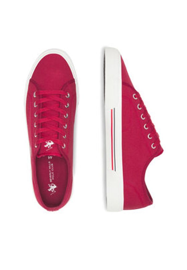 Beverly Hills Polo Club Tenisówki M-24MVS5012 Czerwony. Kolor: czerwony. Materiał: materiał