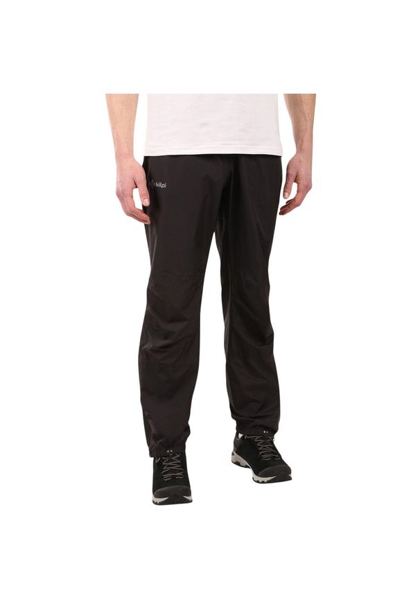 Wodoodporne spodnie Kilpi Maules. Kolor: czarny. Sezon: lato. Sport: turystyka piesza
