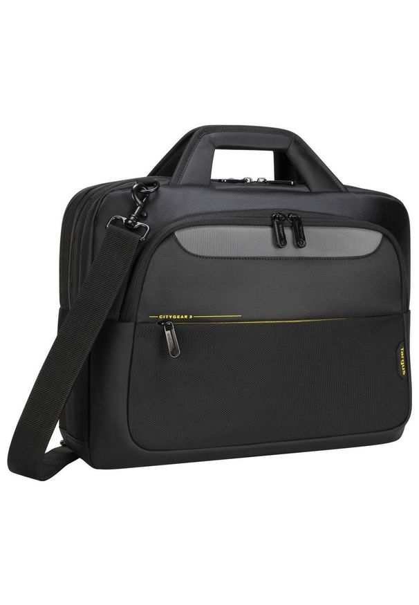 TARGUS - Torba Targus CityGear 14-15.6'' Topload czarny. Kolor: czarny. Wzór: paski. Styl: biznesowy