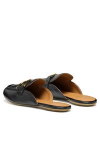 Geox Klapki D Palmaria D55MUA 000TU C9999 Czarny. Kolor: czarny. Materiał: skóra