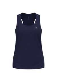 Koszulka bez rękawów damska Odlo ZEROWEIGHT CHILL-TEC Tank crew neck. Kolor: niebieski. Długość rękawa: bez rękawów