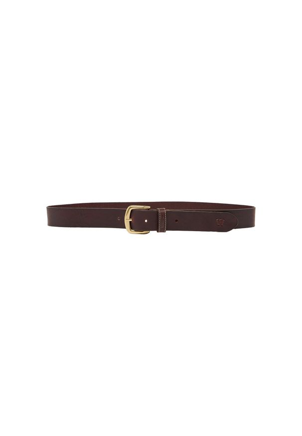 Wrangler - WRANGLER MĘSKI PASEK WRANGLER WEST BELT BROWN 112365274