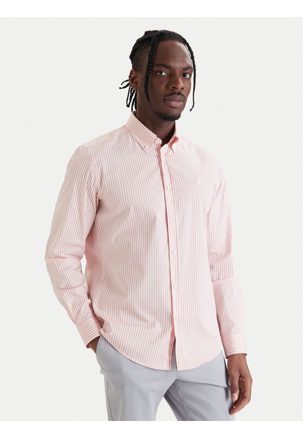 BOSS Koszula H-Liam 50562048 Różowy Regular Fit. Kolor: różowy. Materiał: bawełna